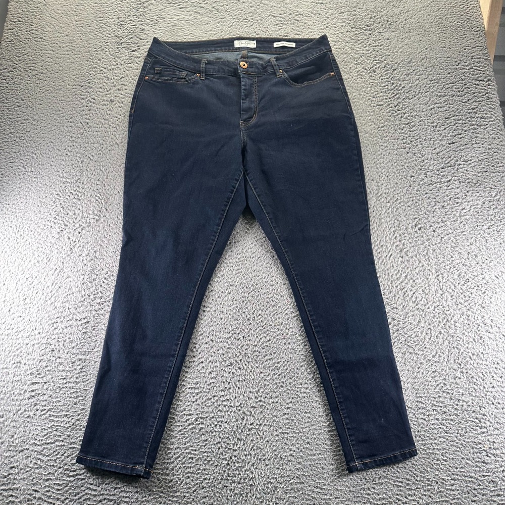 Jessica Simpson Adored Jeans Womensโ 16W Blue Denim Skinny High Rise Workwear